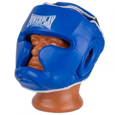 Боксерский шлем PowerPlay 3100 PU Синій XS Фото 1