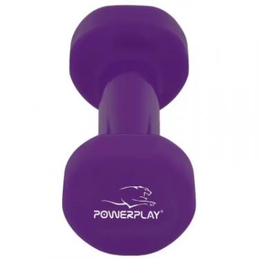 Гантель PowerPlay 4125 Achilles 2.5 кг Фіолетова Фото 3