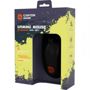 Мышка Canyon Shadder GM-321 USB Black Фото 5