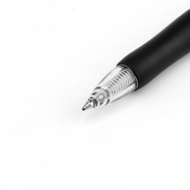 Ручка гелевая Baoke Elite автоматична з грипом 0,7 мм чорна Фото 2