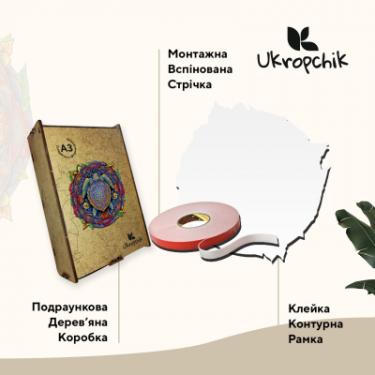 Пазл Ukropchik дерев'яний Мандала Черепаха size - L в коробці з н Фото 2
