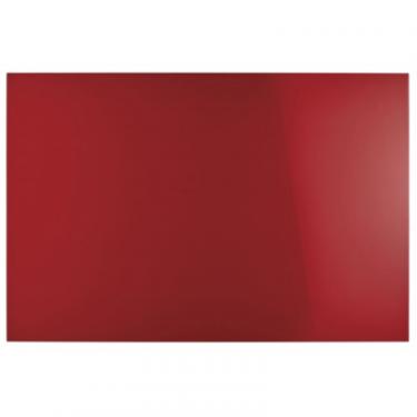 Офисная доска Magnetoplan скляна магнітно-маркерна 1500x1000 червона Glassbo Фото