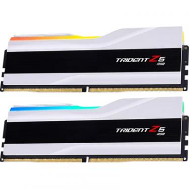 Модуль памяти для компьютера G.Skill DDR5 32GB (2x16GB) 6000 MHz Trident Z5 RGB White Фото