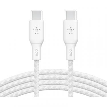 Дата кабель Belkin USB-C to USB-C 3.0m 100W white Фото