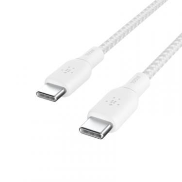 Дата кабель Belkin USB-C to USB-C 3.0m 100W white Фото 3