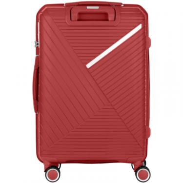 Набор чемоданов 2E Sigma (L+M+S) червоний Фото 10