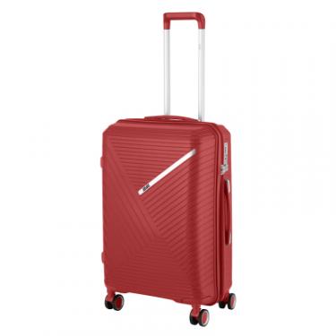 Набор чемоданов 2E Sigma (L+M+S) червоний Фото 14