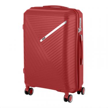 Набор чемоданов 2E Sigma (L+M+S) червоний Фото 15