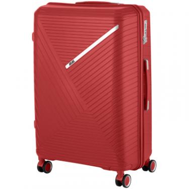 Набор чемоданов 2E Sigma (L+M+S) червоний Фото 17