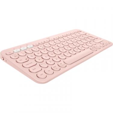 Клавиатура Logitech K380s Multi-Device Bluetooth UA Rose Фото 1