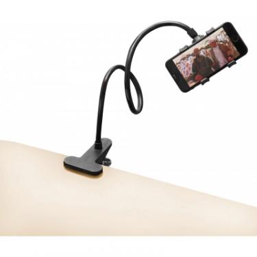 Держатель для смартфонов XoKo прищепка, гнучкий, 65 см, чорний Фото 6