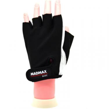 Перчатки для фитнеса MadMax MFG-250 Basic Whihe M Фото 4