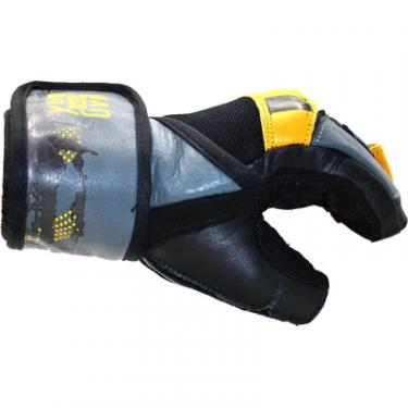 Перчатки для фитнеса MadMax MFG-880 Signature Black/Grey/Yellow M Фото 5