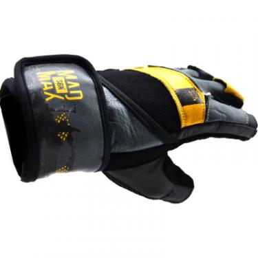 Перчатки для фитнеса MadMax MFG-880 Signature Black/Grey/Yellow M Фото 6