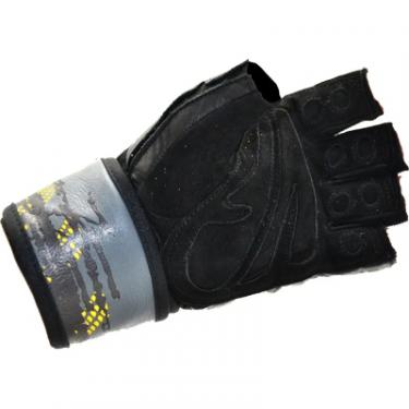 Перчатки для фитнеса MadMax MFG-880 Signature Black/Grey/Yellow M Фото 8