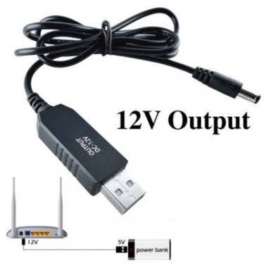 Кабель питания Dynamode USB 2.0 AM to DC 5.5 х 2.1 mm 1.0m 5V to 12V Фото 3