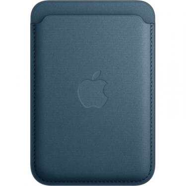 Чехол для мобильного телефона Apple iPhone FineWoven Wallet with MagSafe Pacific Blue Фото