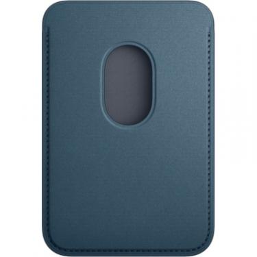 Чехол для мобильного телефона Apple iPhone FineWoven Wallet with MagSafe Pacific Blue Фото 1