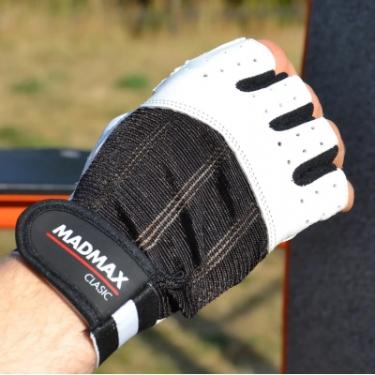 Перчатки для фитнеса MadMax MFG-248 Clasic White M Фото 1