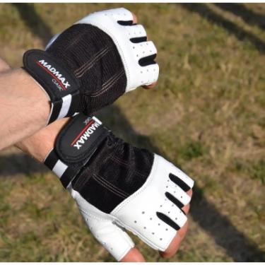 Перчатки для фитнеса MadMax MFG-248 Clasic White M Фото 5
