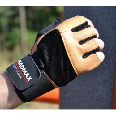 Перчатки для фитнеса MadMax MFG-269 Professional Brown XL Фото 2