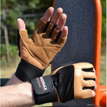 Перчатки для фитнеса MadMax MFG-269 Professional Brown XL Фото 5