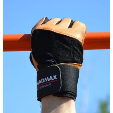 Перчатки для фитнеса MadMax MFG-269 Professional Brown XL Фото 8