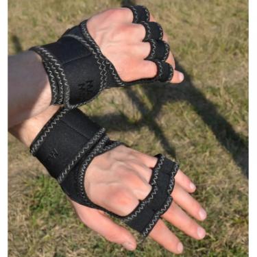 Перчатки для фитнеса MadMax MFG-303 MAXGRIP Neoprene Wraps Black/Grey L/XL Фото 4