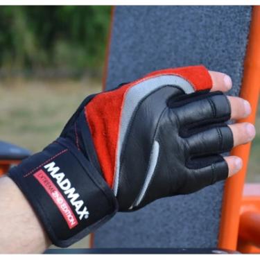 Перчатки для фитнеса MadMax MFG-568 Extreme 2nd edition Black/Red XXL Фото 1