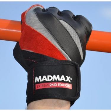 Перчатки для фитнеса MadMax MFG-568 Extreme 2nd edition Black/Red XXL Фото 8