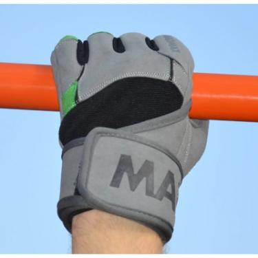 Перчатки для фитнеса MadMax MFG-860 Wild Grey/Green S Фото 9
