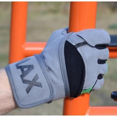Перчатки для фитнеса MadMax MFG-860 Wild Grey/Green S Фото 5