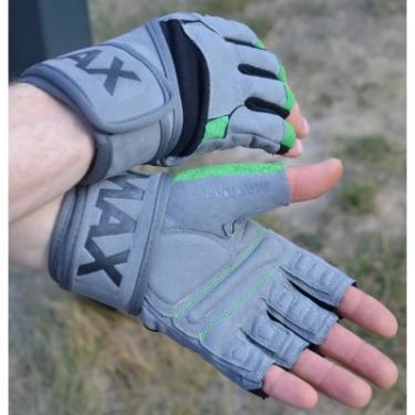 Перчатки для фитнеса MadMax MFG-860 Wild Grey/Green S Фото 7