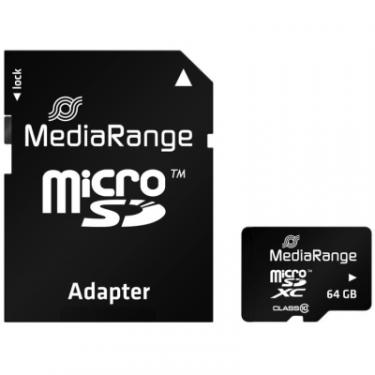 Карта памяти Mediarange 64GB microSD class 10 Фото