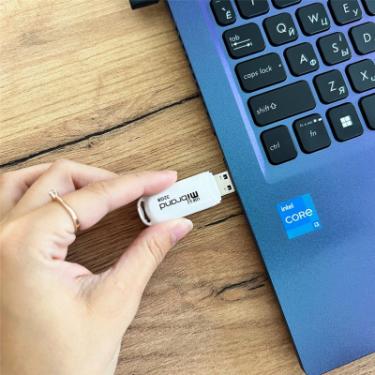 USB флеш накопитель Mibrand 32GB Marten White USB 3.2 Фото 2