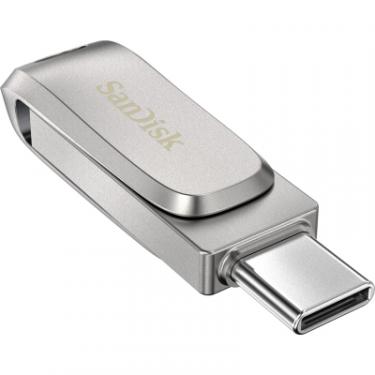 USB флеш накопитель SanDisk 64GB Dual Drive Luxe USB 3.1 + Type-C Фото 4