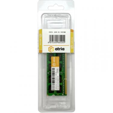 Модуль памяти для ноутбука ATRIA SoDIMM DDR3 8GB 1600 MHz Фото 2