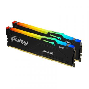 Модуль памяти для компьютера Kingston Fury (ex.HyperX) DDR5 64GB (2x32GB) 5200 MHz Beast RGB Фото 1