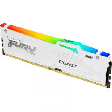 Модуль памяти для компьютера Kingston Fury (ex.HyperX) DDR5 32GB 5200 MHz Beast White RGB Фото 2