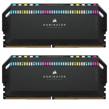 Модуль памяти для компьютера Corsair DDR5 32GB (2x16GB) 6200 MHz Dominator Platinum RGB Фото