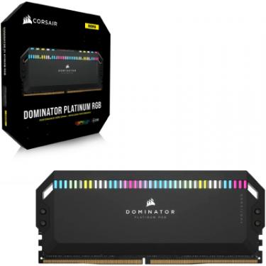 Модуль памяти для компьютера Corsair DDR5 32GB (2x16GB) 6200 MHz Dominator Platinum RGB Фото 4