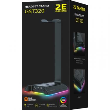 Подставка для гарнитуры 2E Gaming GST320 RGB 7.1 USB Black Фото 7