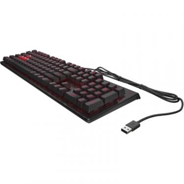 Клавиатура HP OMEN Encoder LED 104key Cherry MX Red USB Black Фото 1