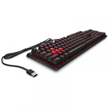 Клавиатура HP OMEN Encoder LED 104key Cherry MX Red USB Black Фото 2