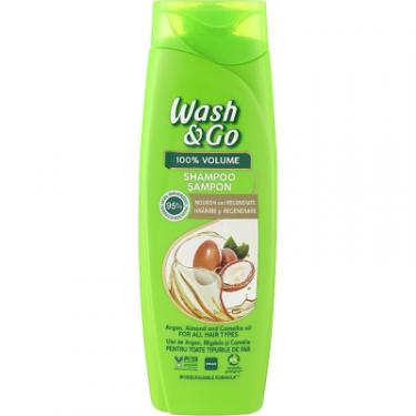 Шампунь Wash&Go З олією аргани, мигдалю та ромашки 360 мл Фото