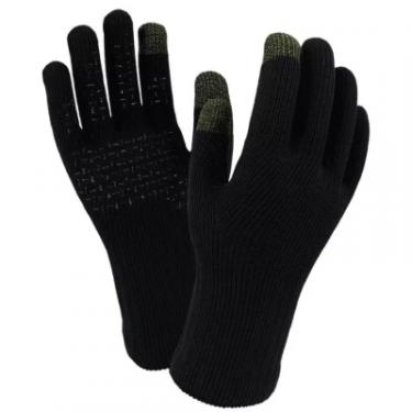 Водонепроницаемые перчатки Dexshell ThermFit з вовною мериноса Чорні M Фото