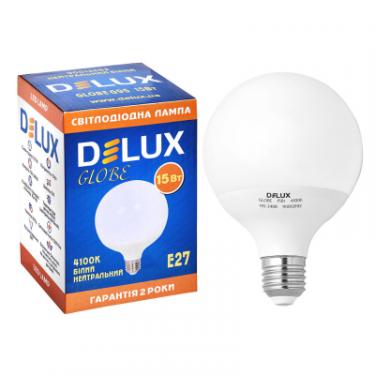 Лампочка Delux Globe G95 15w E27 4100K Фото 2