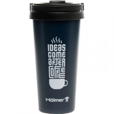 Термокружка Hölmer Coffee Time Темно-синя Фото