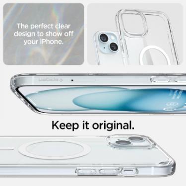 Чехол для мобильного телефона Spigen Apple iPhone 15 Plus Ultra Hybrid MagFit White Фото 3
