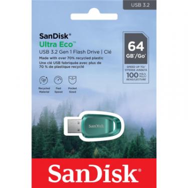 USB флеш накопитель SanDisk 64GB Ultra Eco USB 3.2 Фото 4